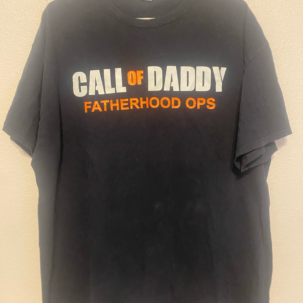 Black 'Call of Daddy' Kids T-Shirt